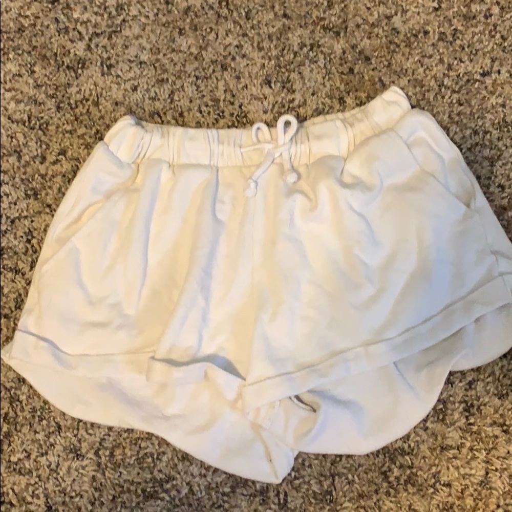 white shorts